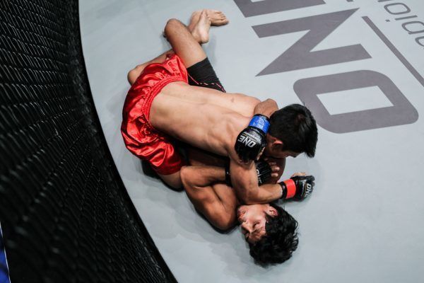 Danny Kingad displays his ground game at ONE: AGE OF DOMINATION in Manila