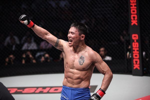 Narantungalag Jadambaa Points To The Crowd