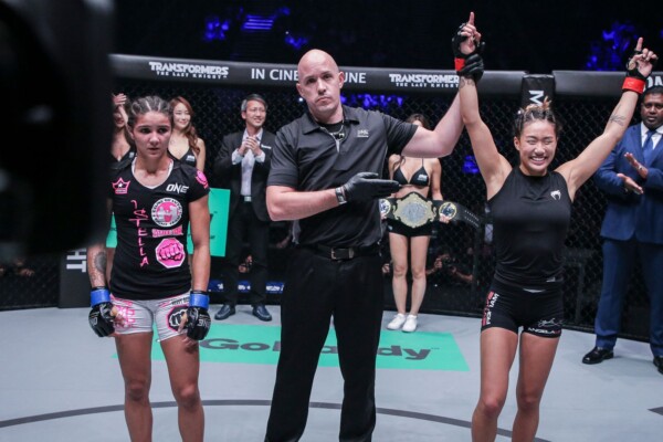 ONE Women's Atomweight World Champion Angela Lee Finishes Istela Nunes