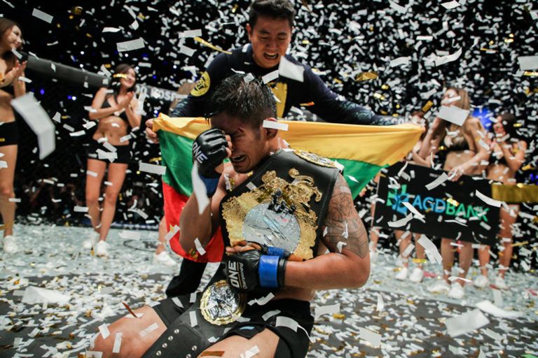 Myanmar mixed martial artist Aung La N Sang wins the ONE Middleweight World Title