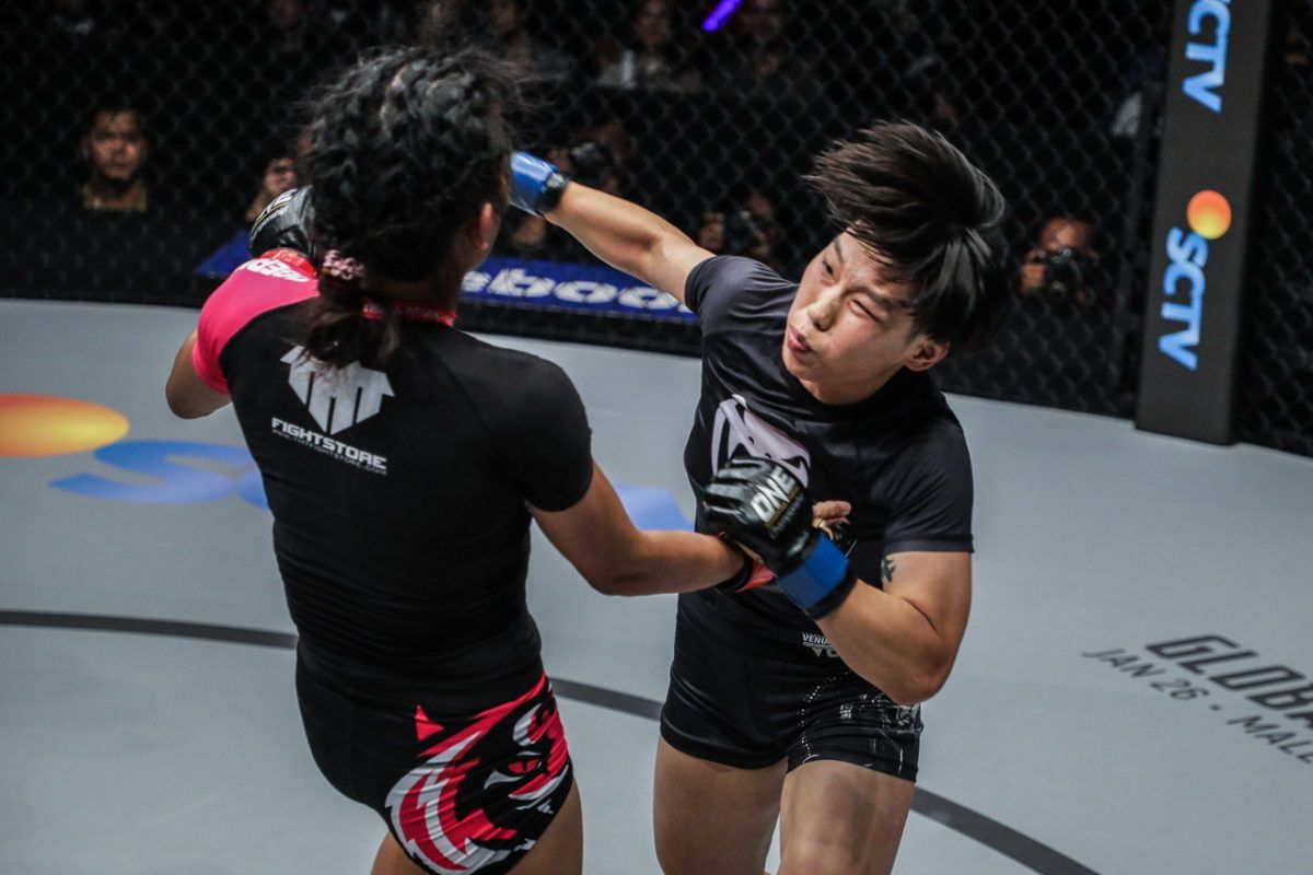 "The Panda" Xiong Jing Nan defeats Tiffany Two via KO