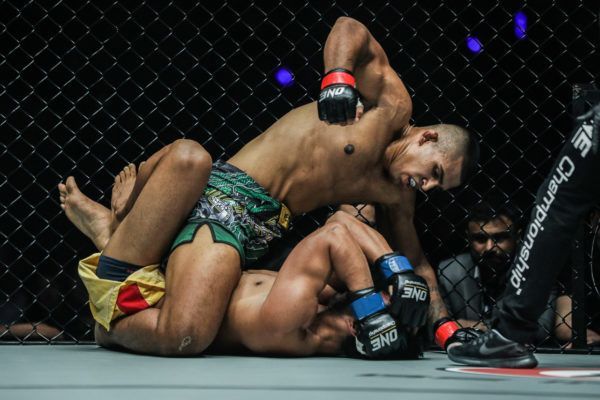 Agilan Thani used his Brazilian Jiu-Jitsu skills to dominate