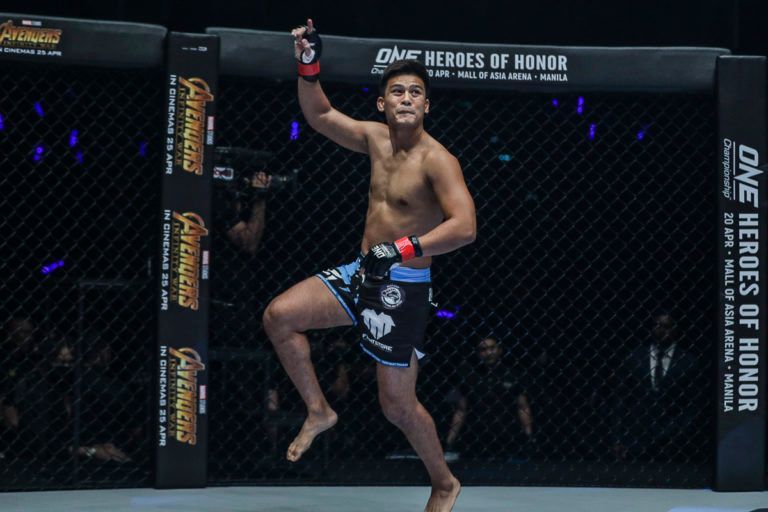 Thai mixed martial arts pioneer Shannon Wiratchai jumps around