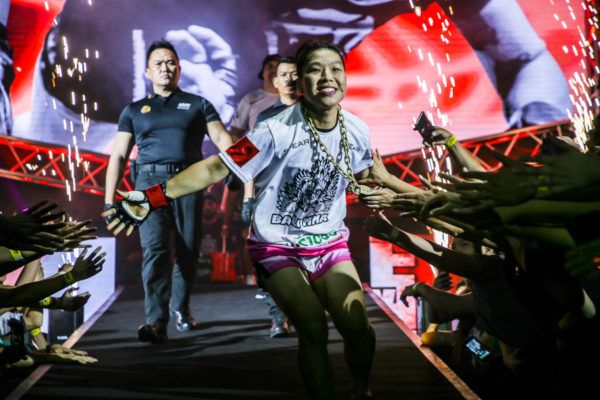 Xiong Jing Nan makes her entrance at ONE: BEYOND THE HORIZON