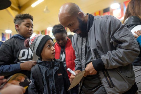 Demetrious Johnson Visits The Southwest Boys And Girls Club