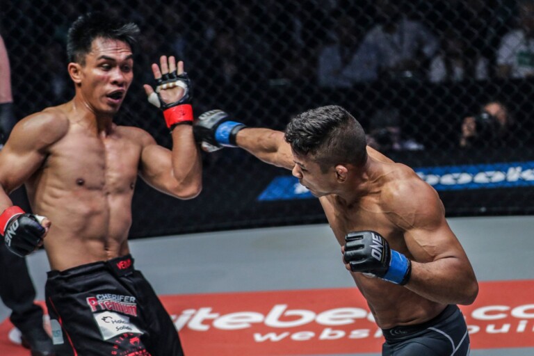 Bibano Fernandes strikes Kevin Belingon at ONE: A NEW ERA
