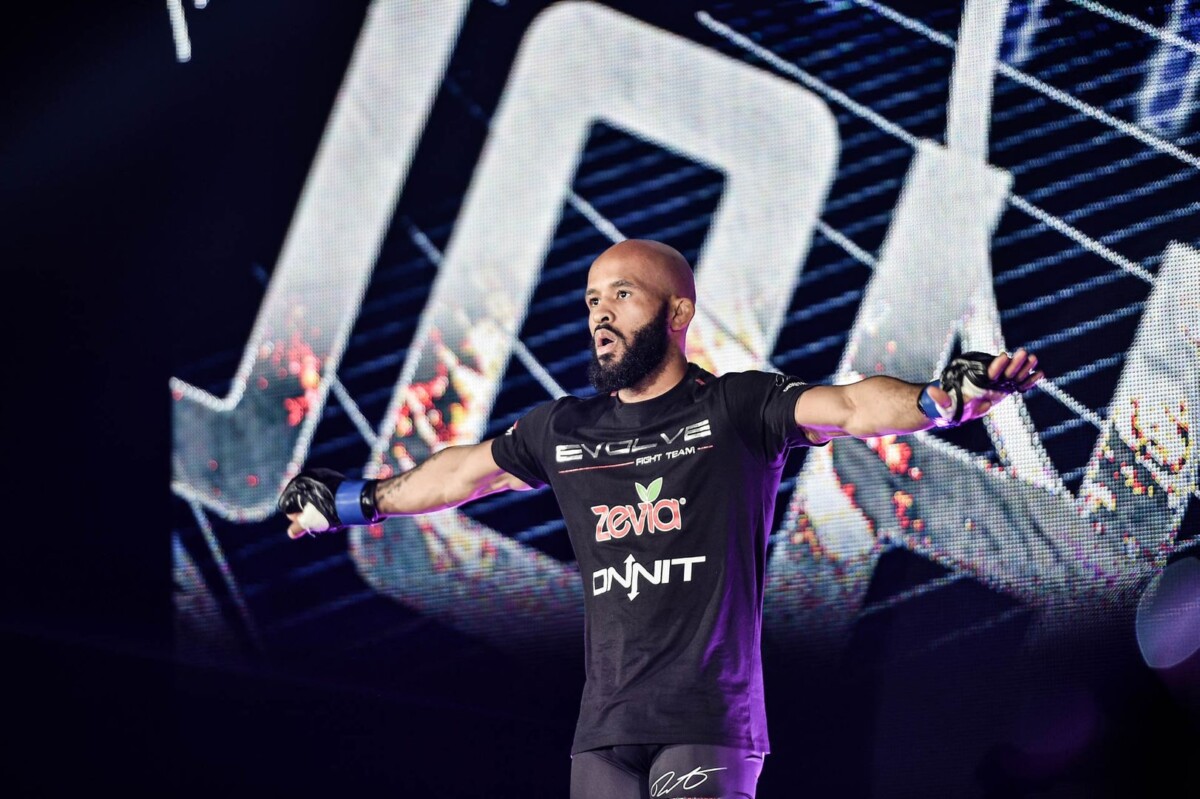 American superstar Demetrious Johnson walks to the Circle for his ONE debut
