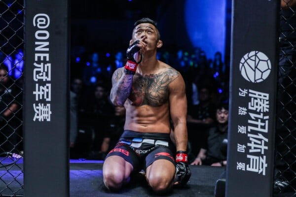 Vietnamese-Australian martial artist Martin Nguyen takes a moment before his World Title defense