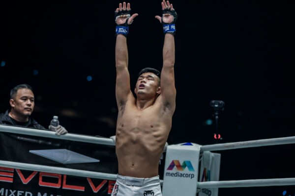 Christian Lee prepares to go to battle in the ONE Championship Circle