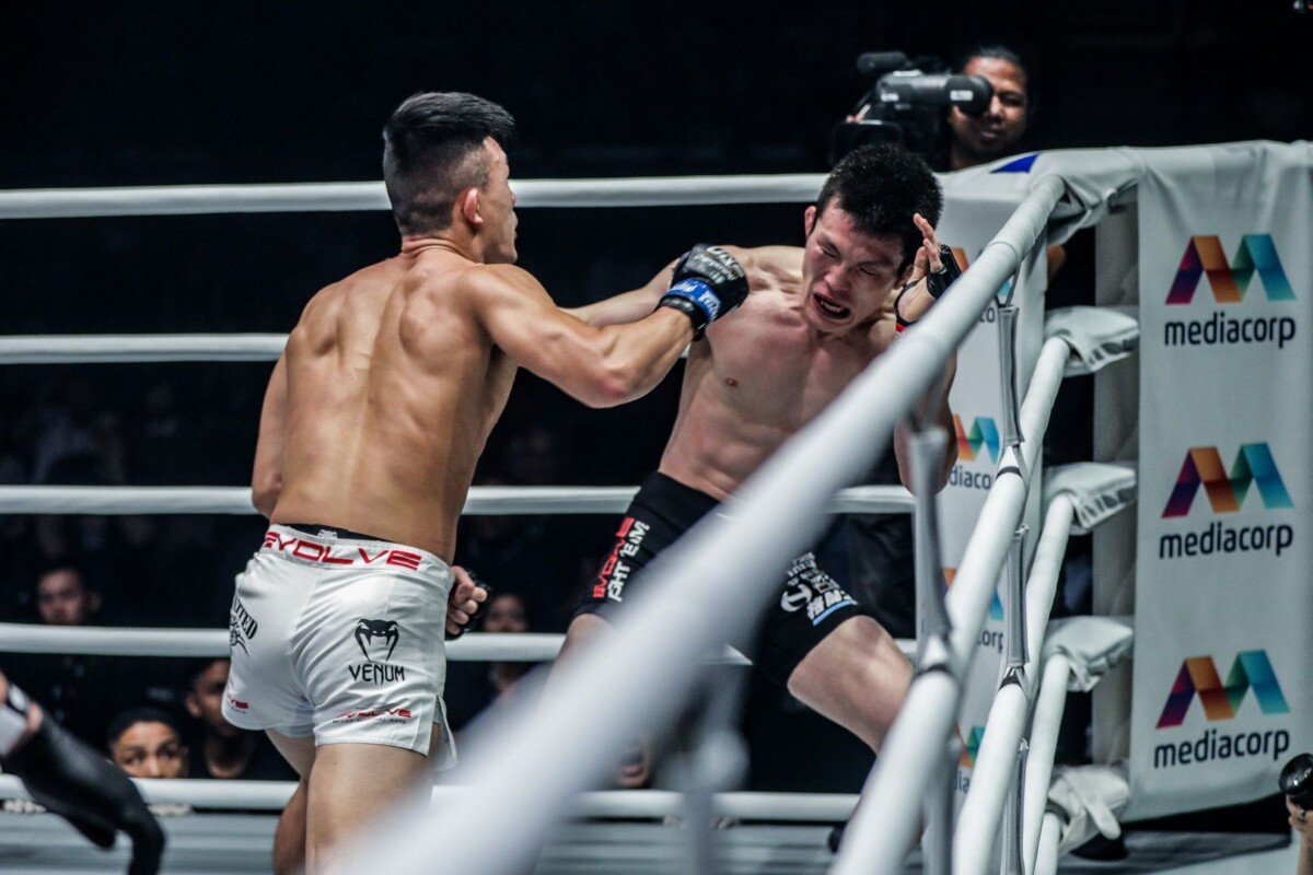 Christian Lee knocks out Shinya Aoki to become the ONE Lightweight World Champion