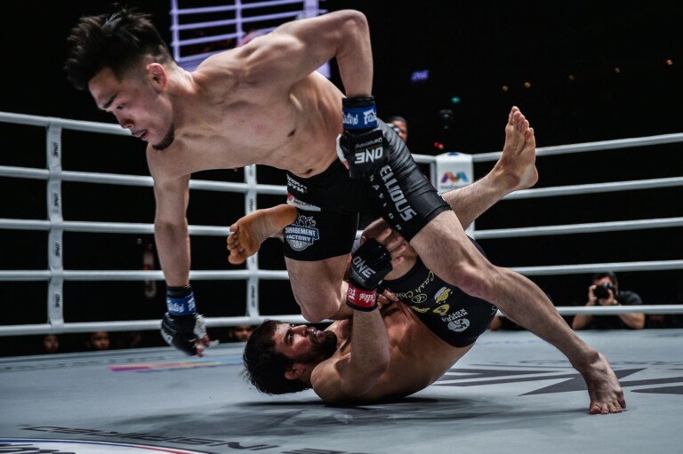 BJJ and MMA fighter Garry Tonon locks up a heel hook