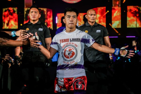 Former ONE Flyweight World Champion walks to the ring
