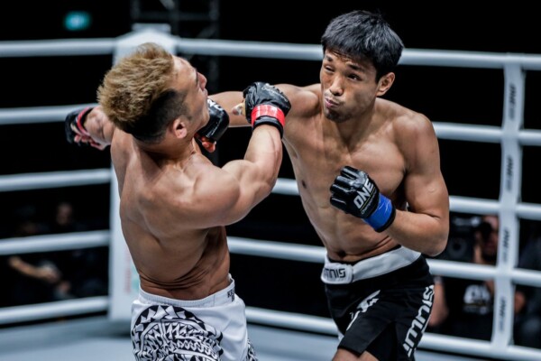 Keanu Subba lands a right hand at ONE: FOR HONOR.