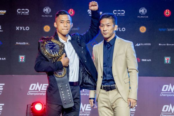ONE Featherweight World Champion Martin Nguyen and Japanese contender Koyomi Matsushima