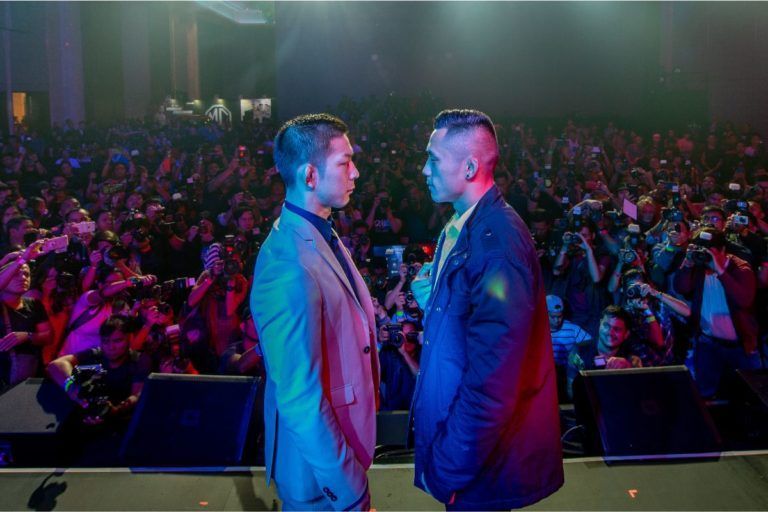Martin Nguyen Koyomi Matsushima ONE DAWN OF HEROES pre-event press conference Philippines