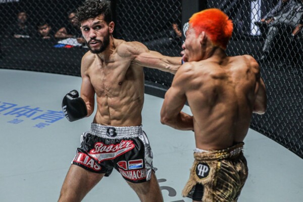 4 Lessons We Learned From The Action At ONE: DREAMS OF GOLD The Netherlands' Ilias Ennahachi cracks Thai hero Petchdam with a left