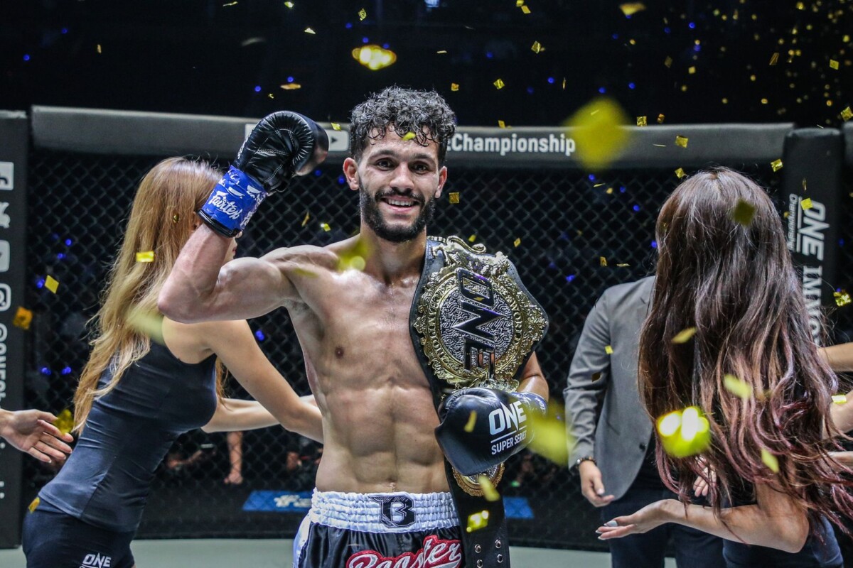 Ilias Ennahachi wins the ONE Flyweight Kickboxing World Title