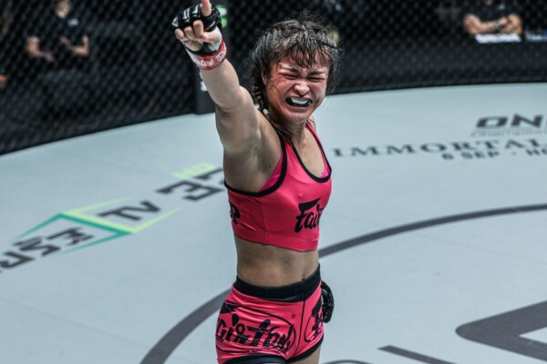 The Best Pictures From ONE: DREAMS OF GOLD Stamp Fairtex emotional after her second mixed martial arts win