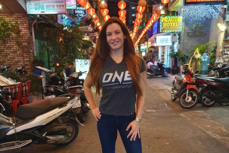 ONE Championship Vice President Miesha Tate in Ho Chi Minh City