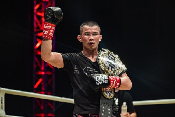 ONE Bantamweight Muay Thai World Champion Nong-O Gaiyanghadao defeats Brice Delval at ONE IMMORTAL TRIUMPH
