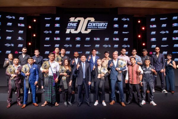 The stars of ONE: CENTURY