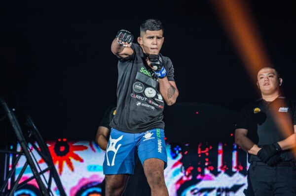 Agilan Thani makes his entrance at ONE CENTURY