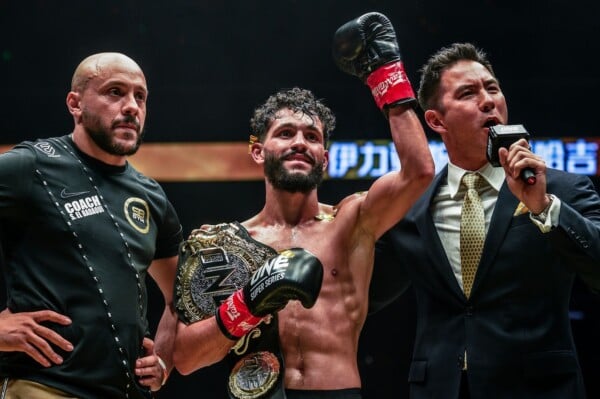 ONE Flyweight Kickboxing World Champion Ilias Ennahachi at ONE AGE OF DRAGONS
