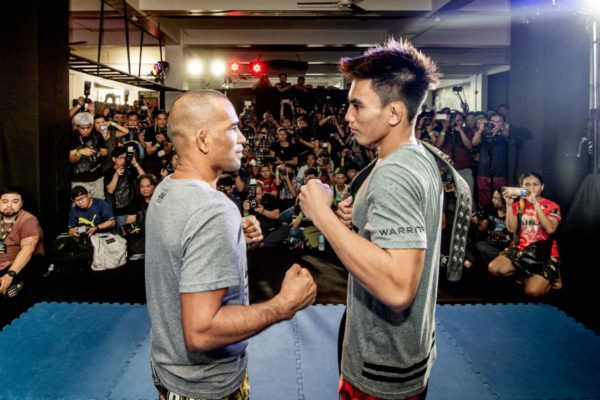 Joshua Pacio and Rene Catalan at the ONE MASTERS OF FATE Open WorkoutTE1_0267 1 600x400