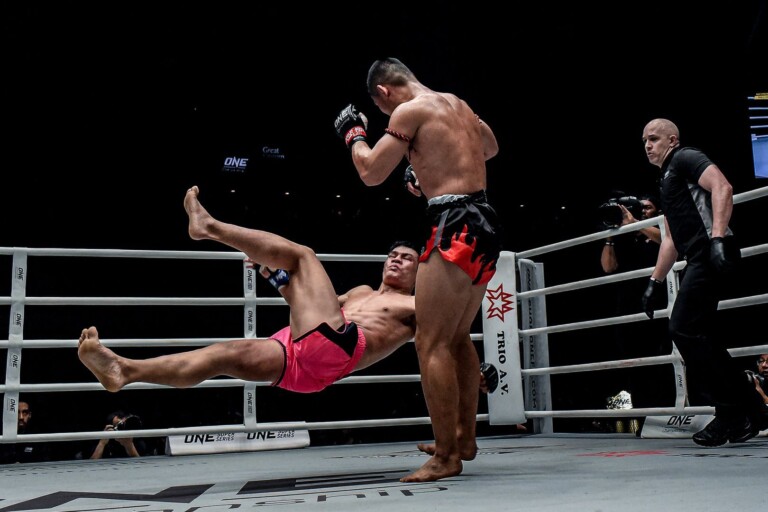Nong-O Gaiyanghadao sweeps Saemapetch Fairtex at ONE EDGE OF GREATNESS