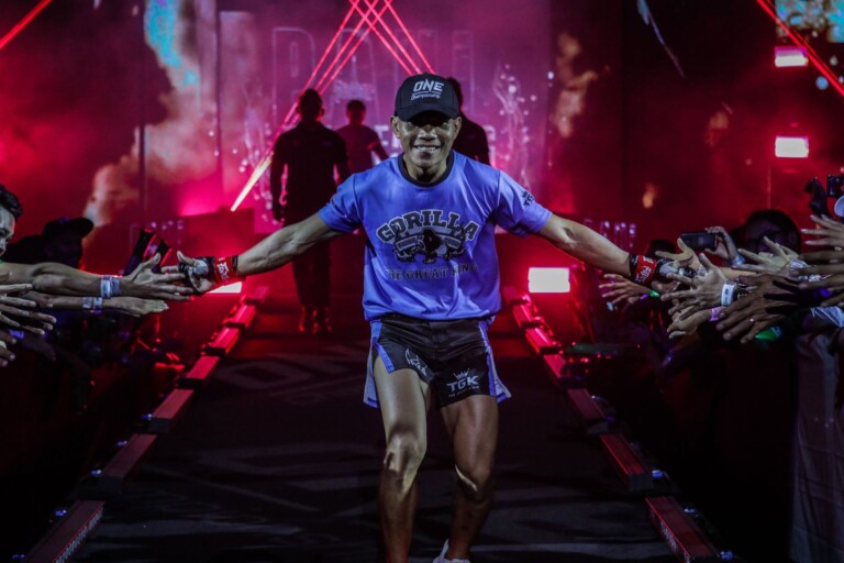 Paul Lumihi heads to the ring at ONE: MASTERS OF DESTINY in Manila, Philippines