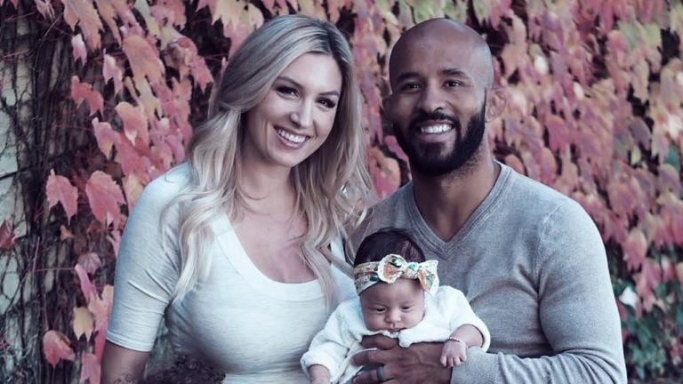 Demetrious and Destiny Johnson welcome their daughter Tanyth to the world.