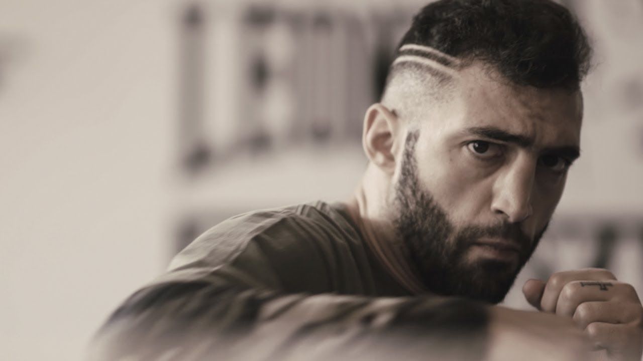 Giorgio Petrosyan at his gym in Milan, Italy