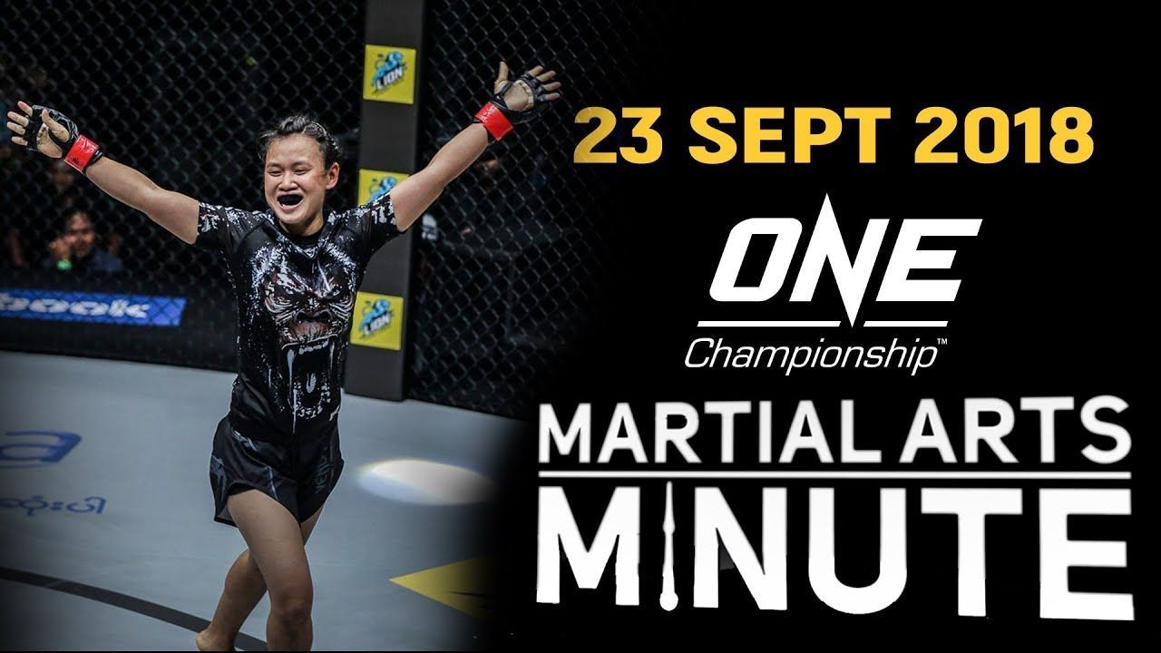 ONE Martial Arts Minute 23 September ONE Championship The Home Of