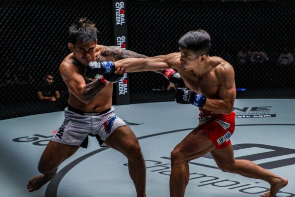 South Korean dynamo Yoon Chang Min fires a cross at Rodian Menchavez