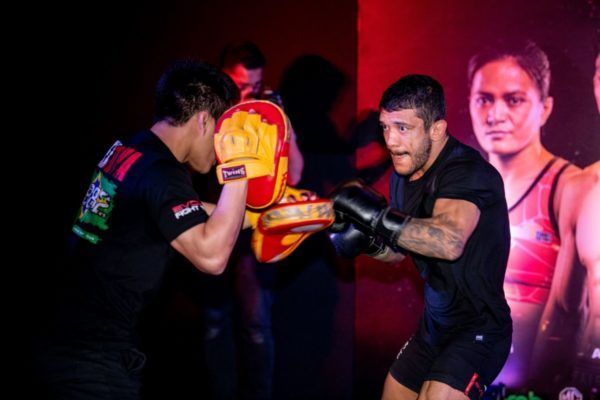 Alex Silva at the ONE FIRE & FURY Open Workout