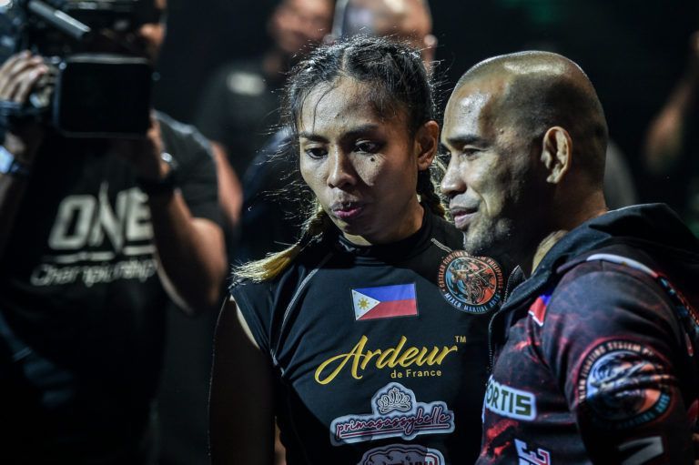 MMA star Jomary Torres with Rene Catalan