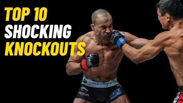 Timofey Nastyukhin lands a crushing left hand on Eddie Alvarez in what would prove to be one of the biggest upsets of 2019.