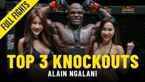 top 3 knockouts alain ngalani one full fights 600x338