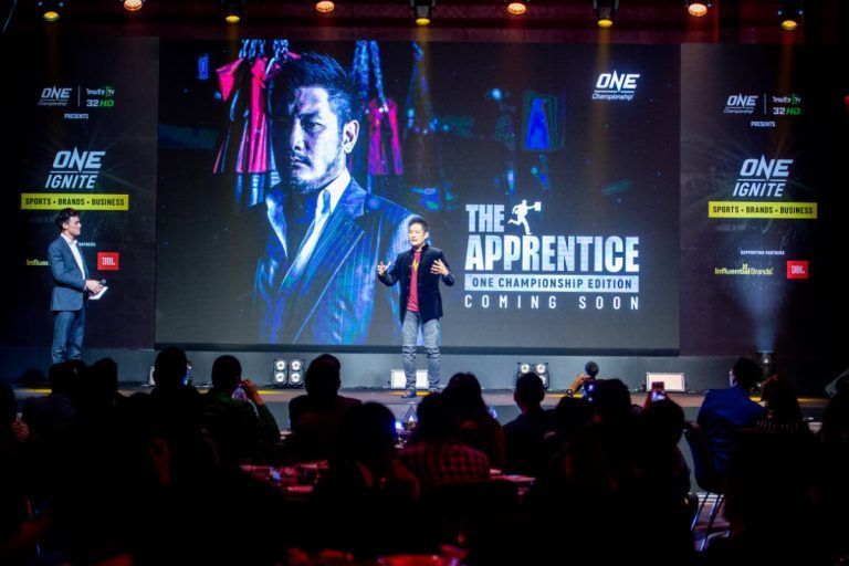 ONE Championship Chairman and CEO Chatri Sityodtong speaks at ONE:IGNITE Thailand in Bangkok