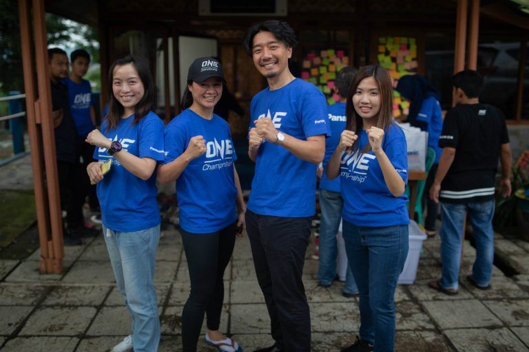ONE Championship teams up with Panasonic to bring solar lanterns to beneficiaries of Yayasan Usaha Mulia in West Java, Indonesia