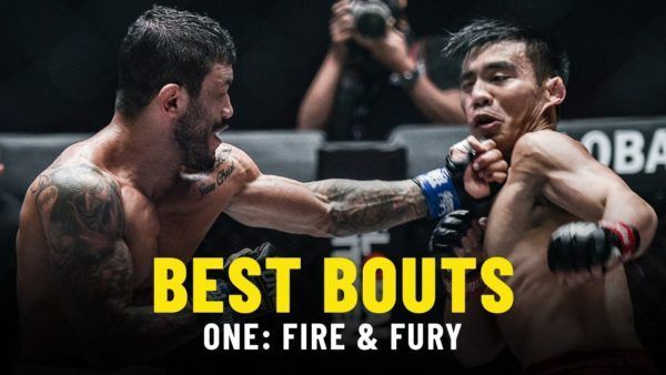 Alex Silva connected with a left hook on Joshua Pacio in their ONE Strawweight World Title meeting at ONE: FIRE & FURY.