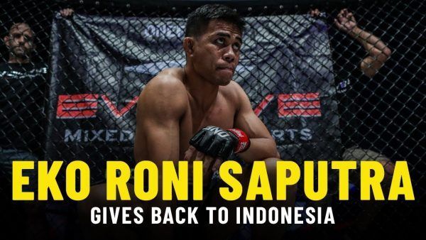 Evolve MMA's Eko Roni Saputra uses his platform to give back to Indonesia.