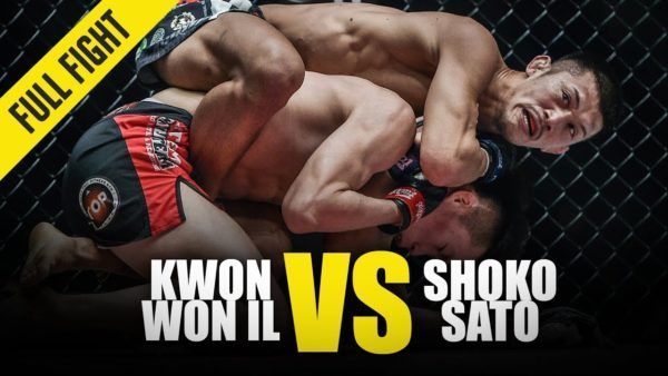 Japan's Shoko Sato sinks in the rear-naked choke on Kwon Won Il at ONE: FIRE & FURY for a first-round win.
