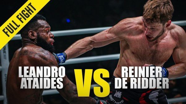 Reinier De Ridder kept Leandro Ataides on his back foot during their three-round clash at ONE: WARRIOR'S CODE in Jakarta.