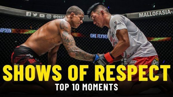 ONE Championship athletes showcase the true meaning of martial arts with their shows of respect after thrilling competitions.
