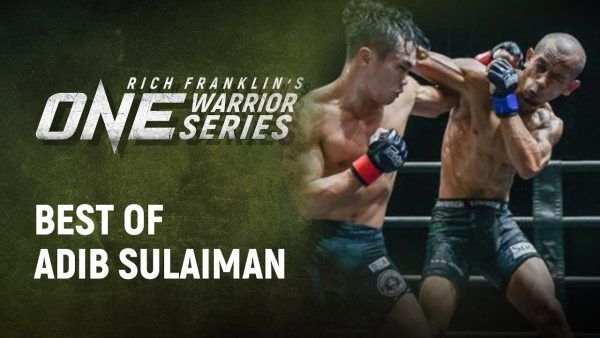 Adib Sulaiman shows off his improved striking on Rich Franklin's ONE Warrior Series.