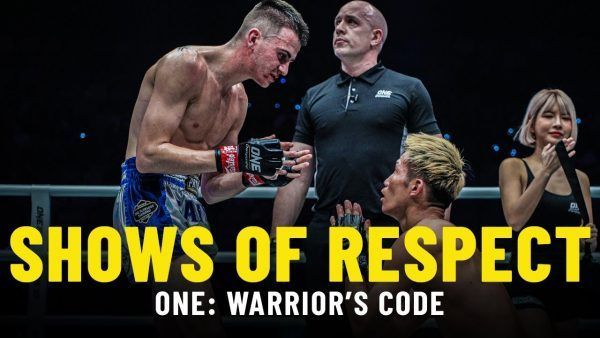 The athletes of ONE: WARRIOR'S CODE show the true meaning of martial arts with their shows of respect to one another.