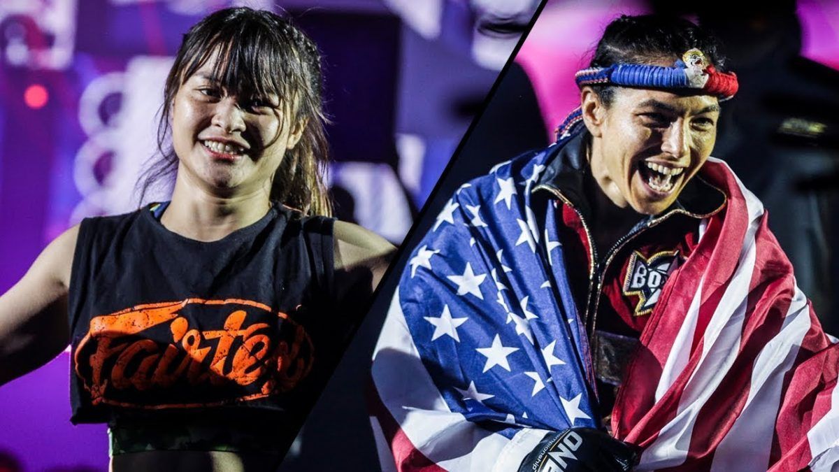ONE: KING OF THE JUNGLE main event participants Stamp Fairtex and Janet Todd