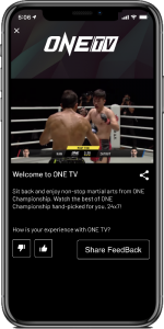 Onehubtv ONE TV - ONE Championship – The Home of Martial Arts