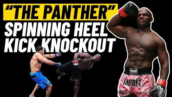 Powerhouse Alain Ngalani lands a devastating spinning heel kick for a highlight reel knockout at ONE: CHAMPIONS & WARRIORS.